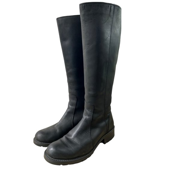 Clarks Shoes - Clarks Women's Orinocco Eave Black Riding Knee-High Boot 7.5